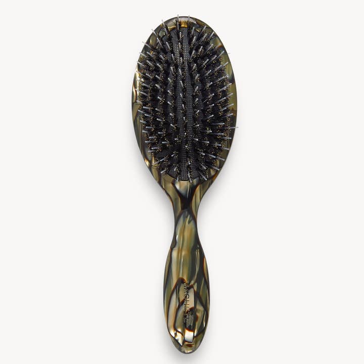 Ultralight Hair Brush in Midnight Horn for wholesale by MACHETE