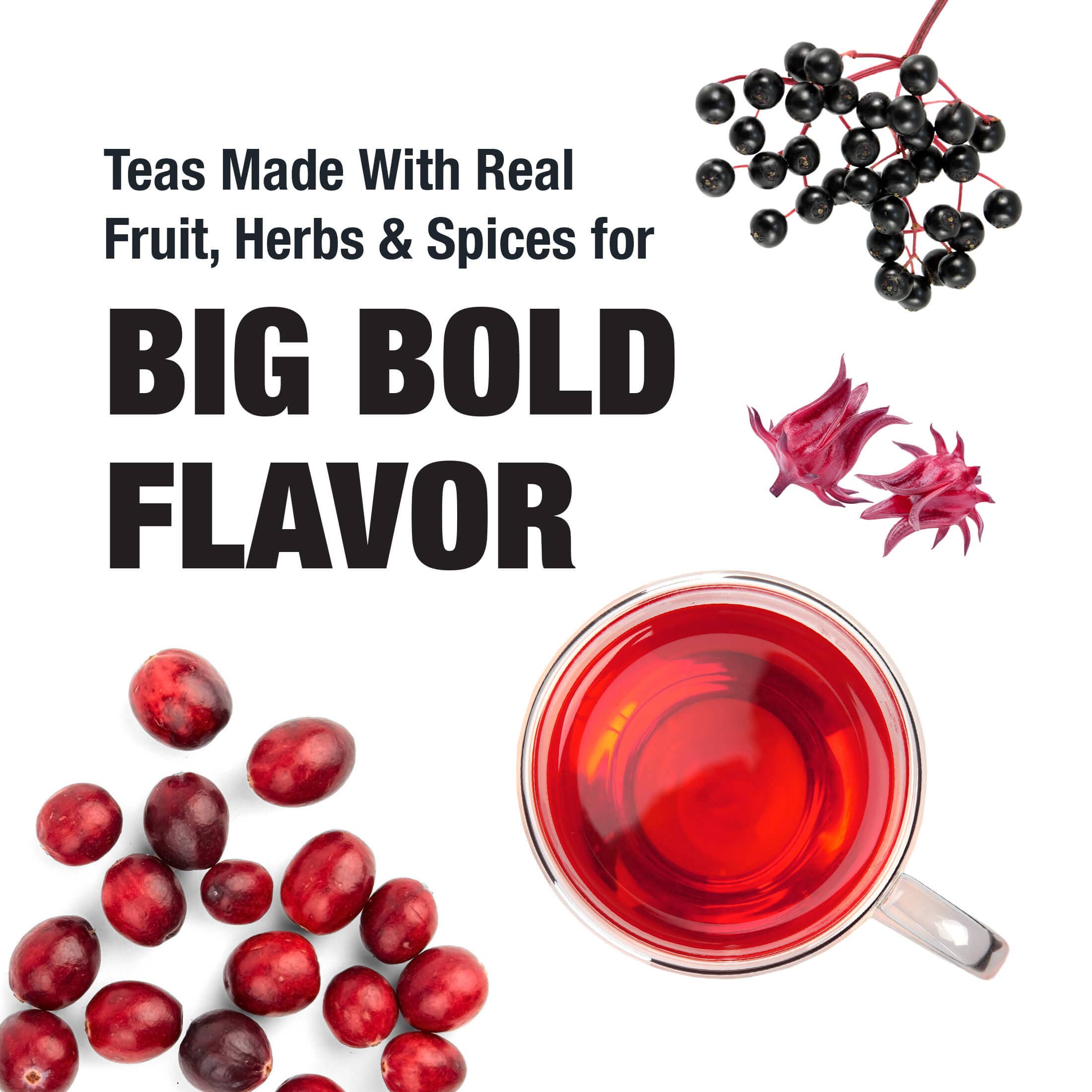 Tiesta Tea Company (loose leaf teas & accessories) - Wholesale Loose Tea - Fireberry - Cranberry Hibiscus Rooibos Tea4