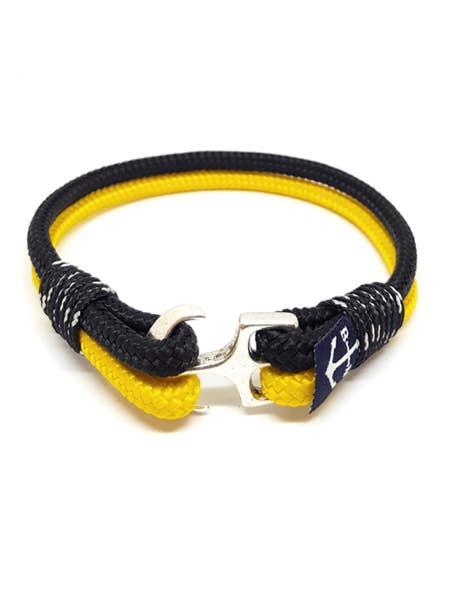 Bran Marion Yachting gele en zwarte nautische armband voor wholesale door Bran Marion