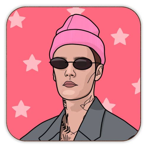 Glasunderlägg ”Justin bieber-stjärntryck” för wholesale av ART WOW