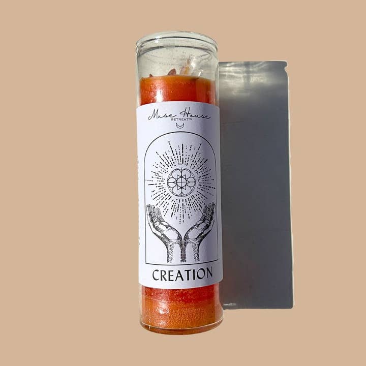 The Create Ritual Candle for wholesale by Muse House Retreat