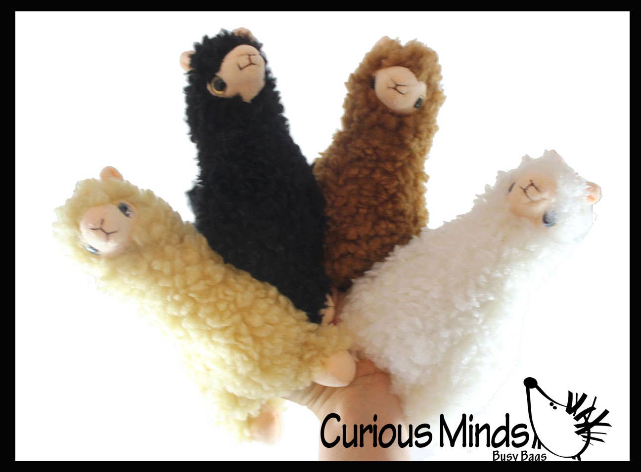Curious Minds Toys - Wholesale Stuffed/Plush Toy - Kids & Baby - 1 Wooly Alpaca Stuffed Animal Toy - Soft Animal Plushie  Stu4