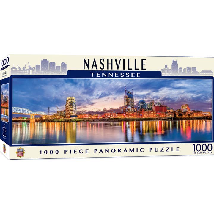 Puzzle panoramique de 1000 pièces Nashville pour la vente par Masterpieces Puzzles