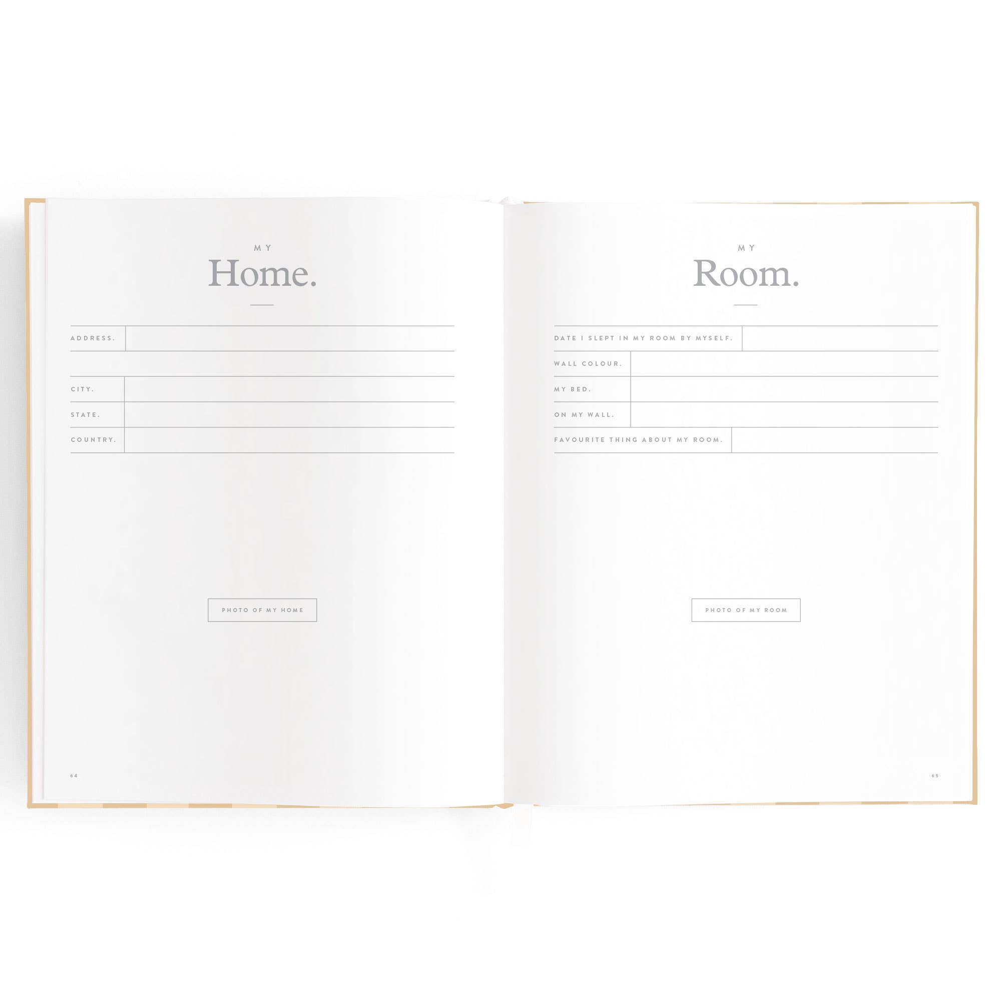 Fox & Fallow - Wholesale Memory book – Child & baby - Baby Book Coffee Stripe15