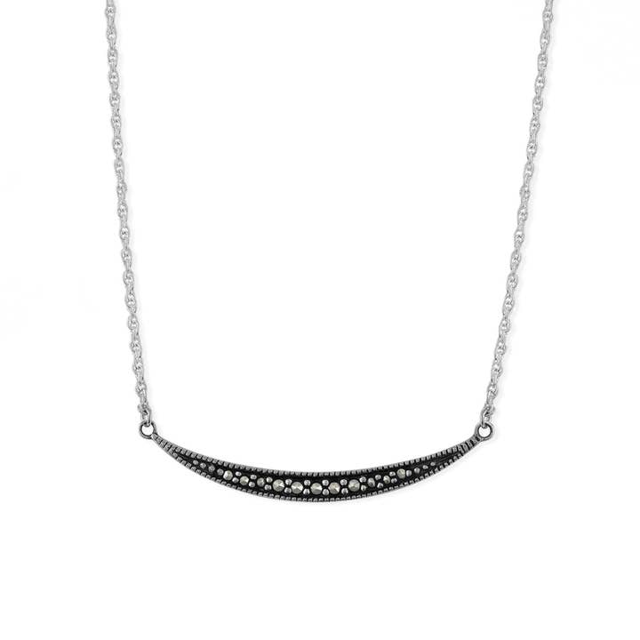 Marcasite Necklace (NM 1156) for wholesale by Boma Jewelry