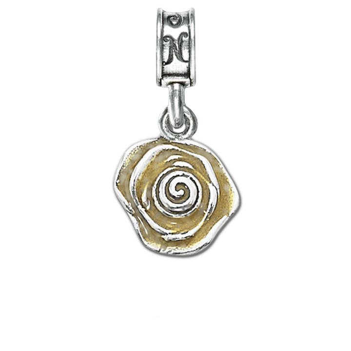 Fort Sam Houston Yellow Rose of Texas Charm for wholesale by nomades