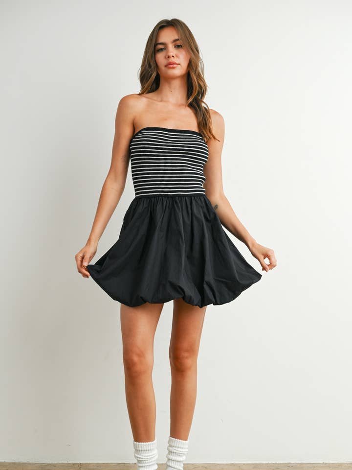 Bubble Hem Mini Skirt - BMD7622 for wholesale by BUTTERMELON