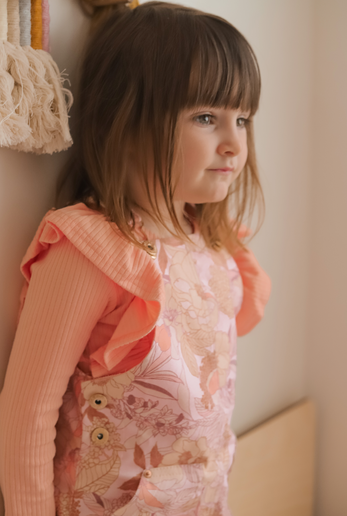 With Love for Kids – wholesale Klänning – Barn – Hazel Pinafore Klänning - SERENITY1