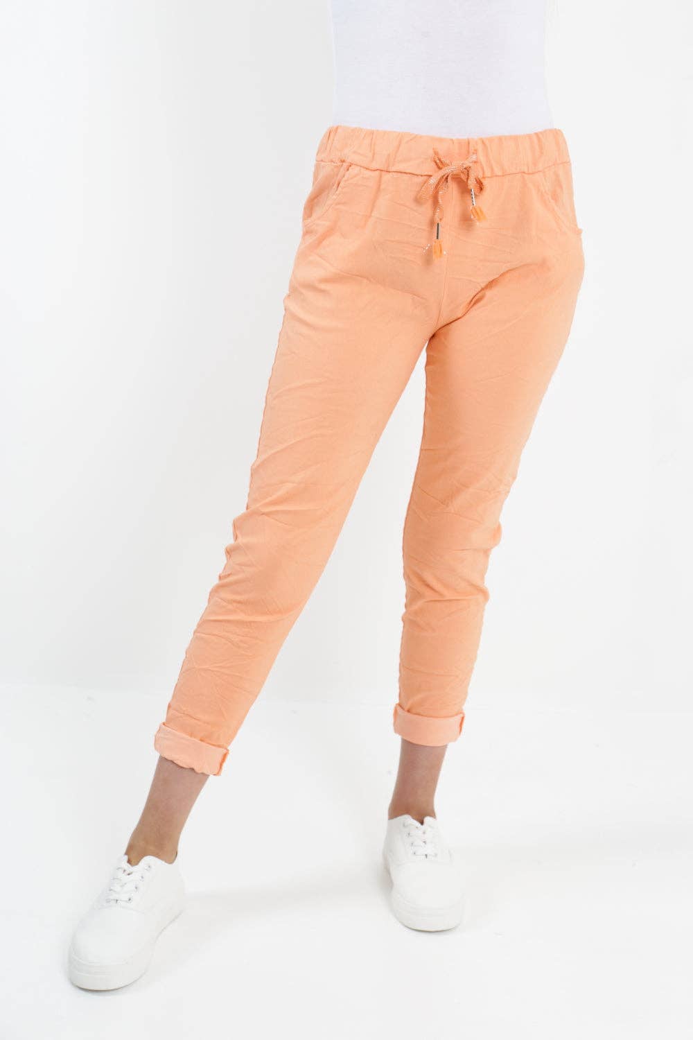 Miss Bold – Großhandel Hose – Damen – Einfarbige Zauberhose für Damen, italienisch, mehrfarbig57