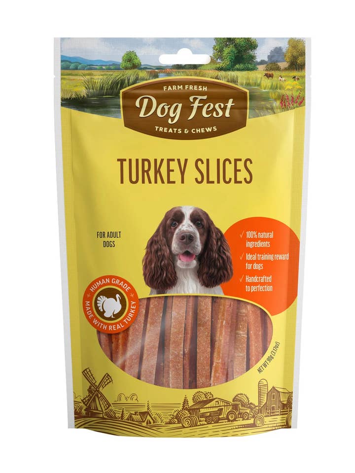 Turkey Slices for wholesale by Pet Fest