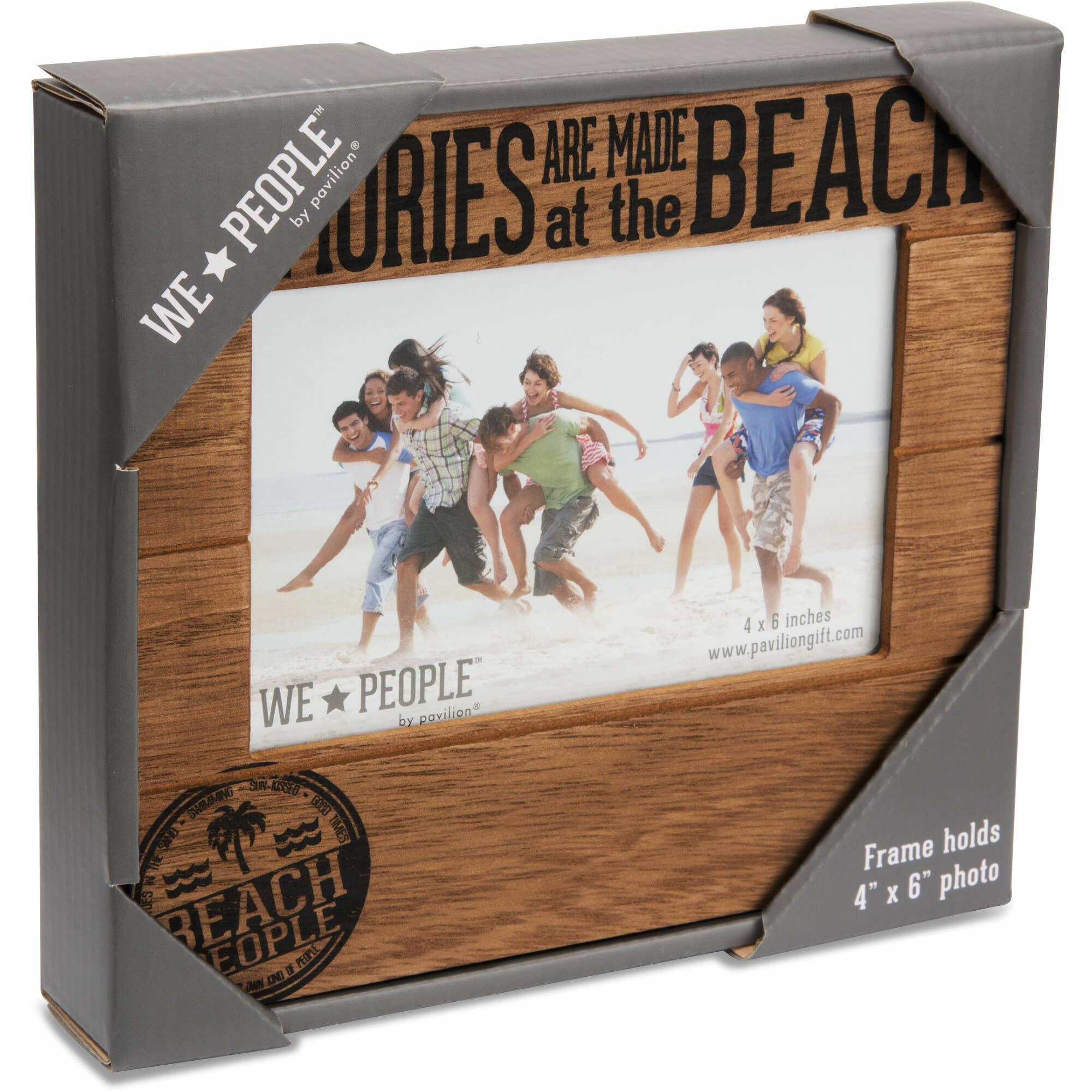 Pavilion - Vendita all'ingrosso Cornice portafoto - Beach People - Cornice da 16,5 x 19,45 cm (contiene foto 10,2 x 15,2 cm)4