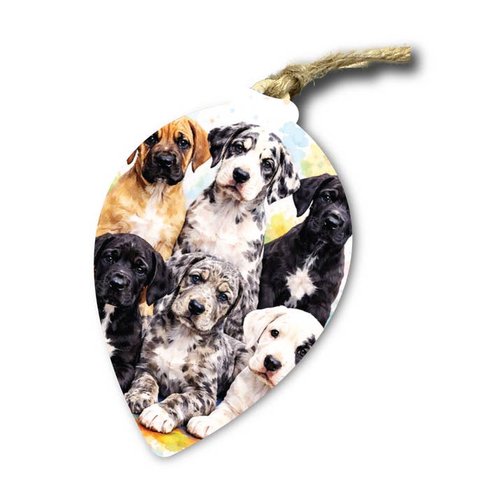 Cuccioli di Alano Puzzle Ornamento per la vendita all'ingrosso da parte di The Product Barn