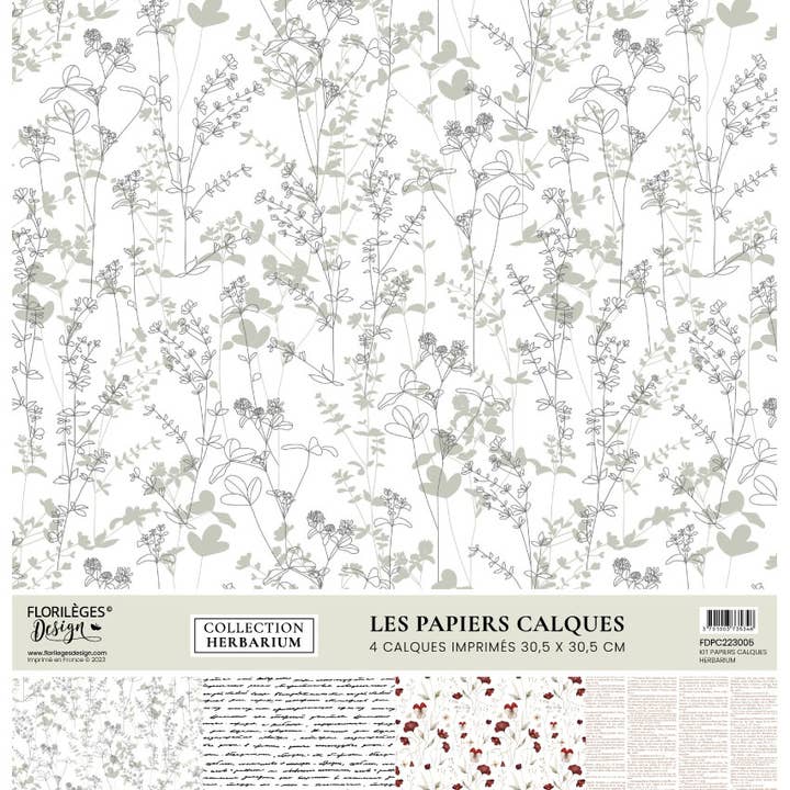 HERBARIUM sporingssæt for engroshandel hos Florilèges Design