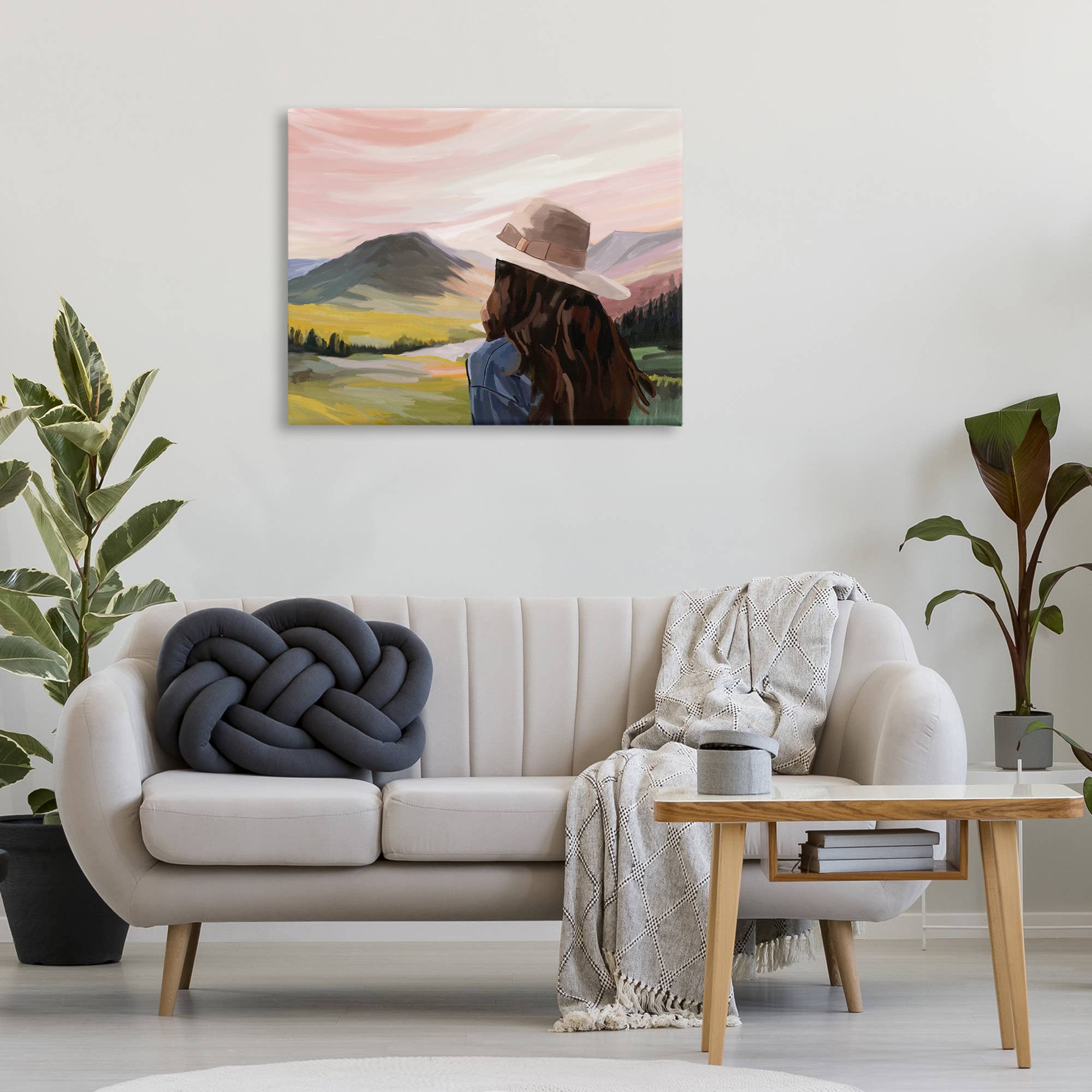 Stupell Industries - Vente Enseigne murale - Paysage de paix occidental - Art mural non encadré9