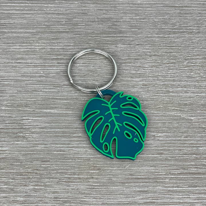 Greens N' Things LLC - Wholesale Keychain - Unisex - Tropical Plant Leaf Keychain