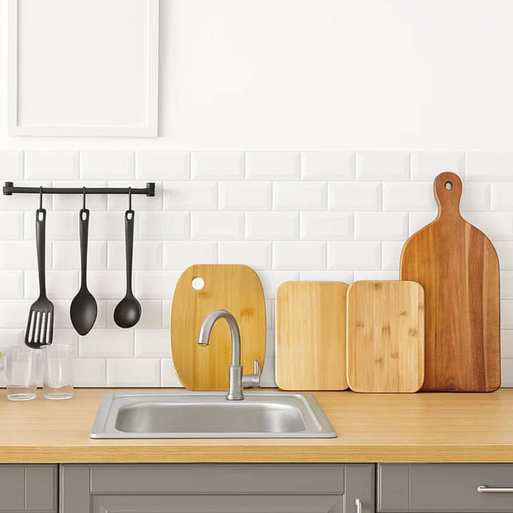 INVISION - Wholesale Cutting Board - 24pc 8x6" Bamboo Mini Blank Boards – Bulk for Custom Gifts6