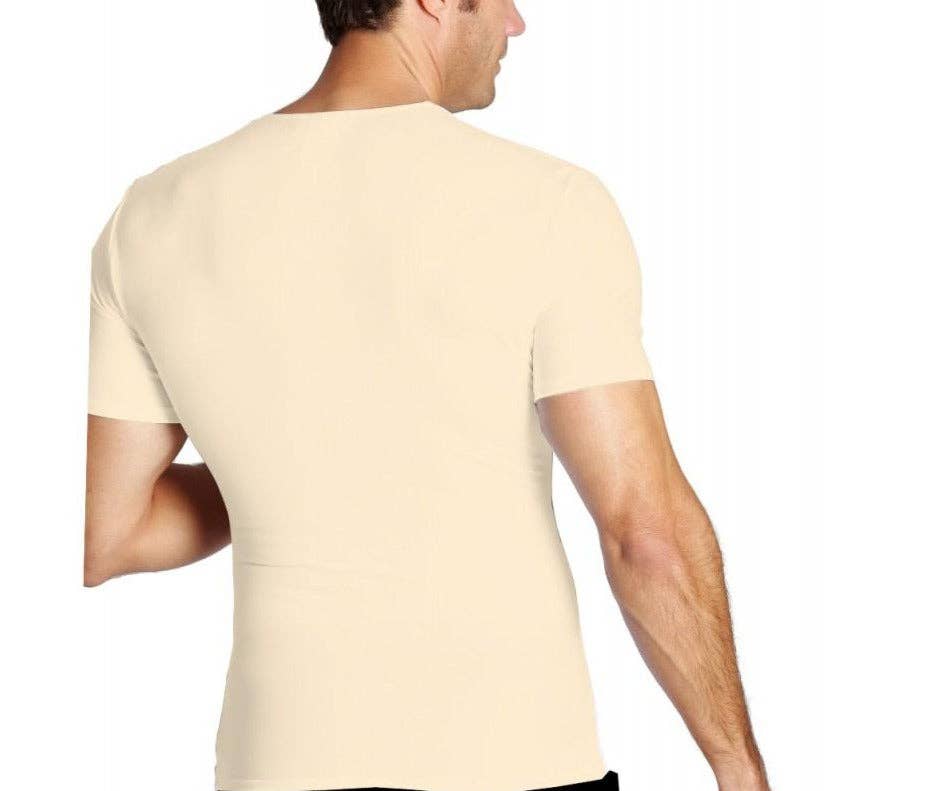 InstantFigure - Vente Chemise – homme - Chemise de compression à col rond Insta Slim I.S.Pro USA TS000110