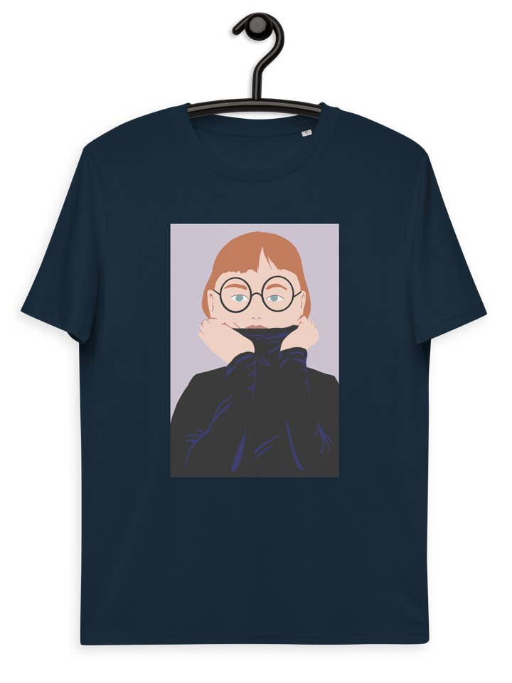 Camiseta Unissex de Algodão Orgânico - Cold Girl por atacado de MiniDei