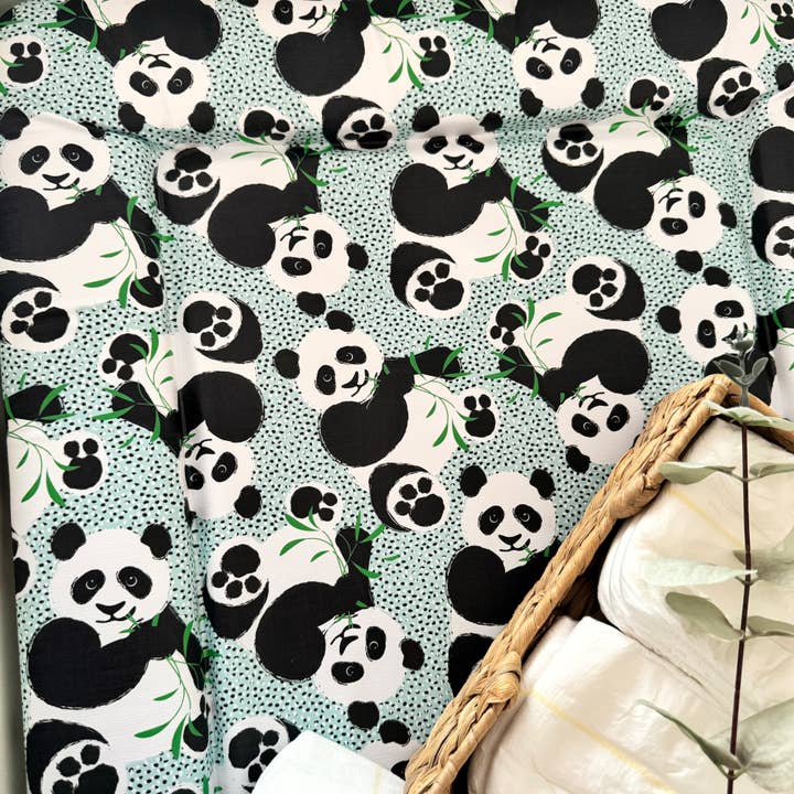 Fred & Noah – wholesale Blöjbytesmatta - Baby – Panda Skötmatta