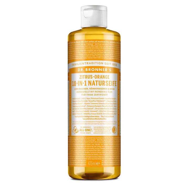 Jabón líquido de naranja cítrica - Jabón natural 18 en 1, 475 ml para venta al por mayor de Seifen-Shop