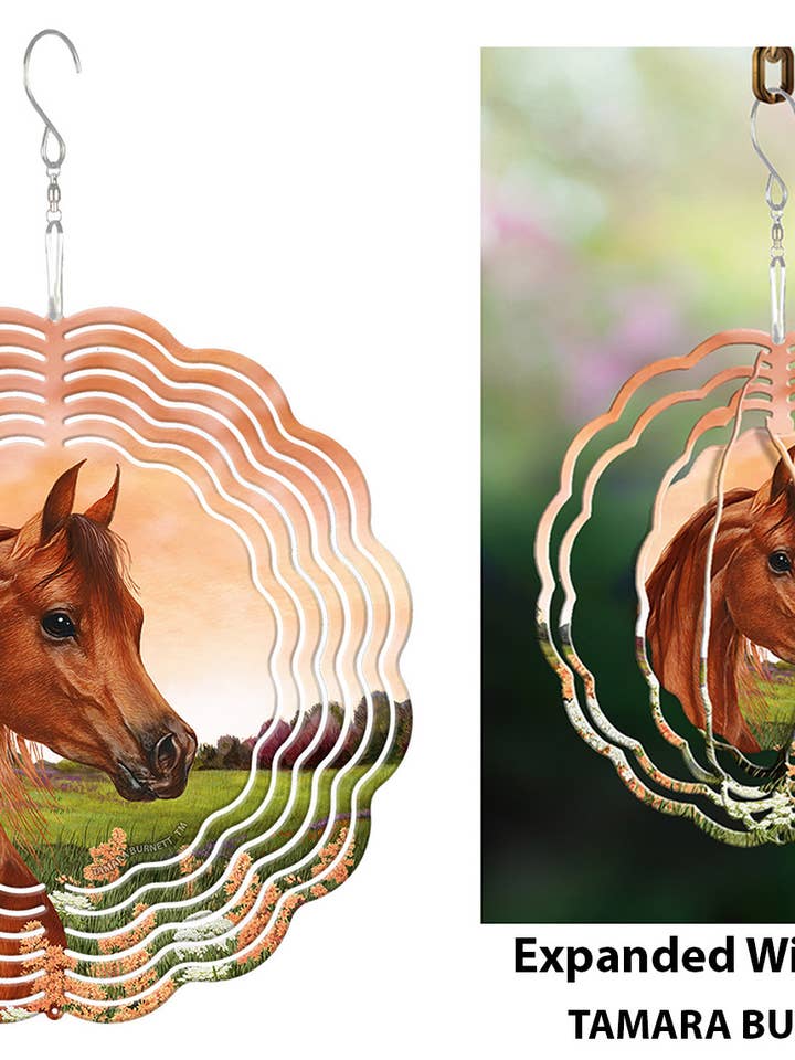 Arabian Horse Sorrel - Wind Spinner for wholesale by Pet Gifts USA, LLC