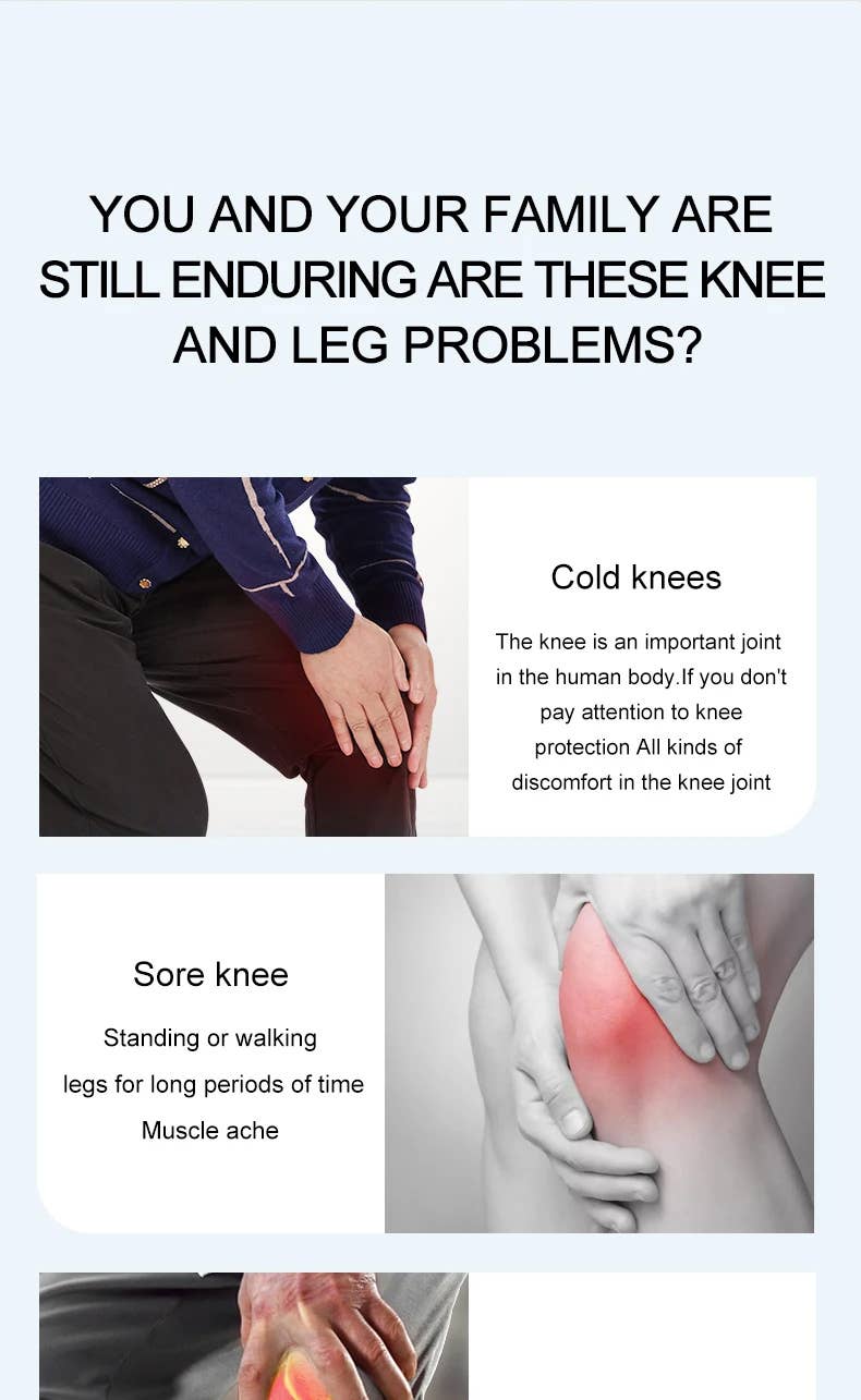 GulleeGadgets - Vente Appareils de massage - Appareil de massage des genoux pour soulager la douleur avec écran LED rechargeable2