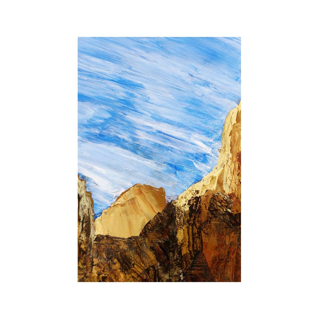 Fine Art For Small Spaces - Wholesale Art Print - Rockscape II Landscape Nature Mini Print1