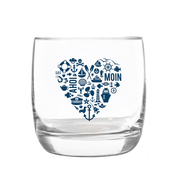 Bow & Hummingbird - Wholesale Cocktail/Liquor Glass - Crystal glass, whiskey glass "Nordic by Heart" made in EU3