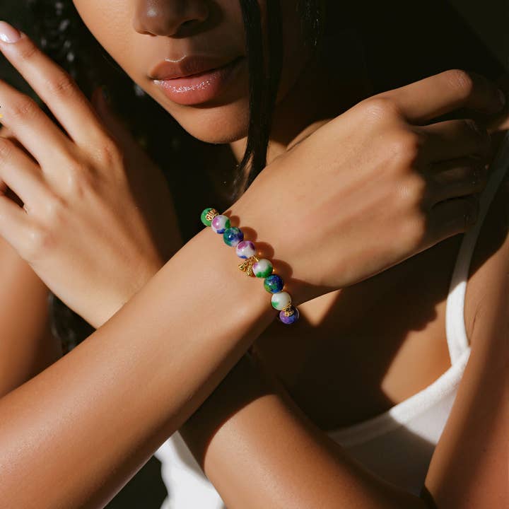 Larme De Sirene × Mankin Kralenarmband - Regenboogharmonie voor wholesale door Larme De Sirene