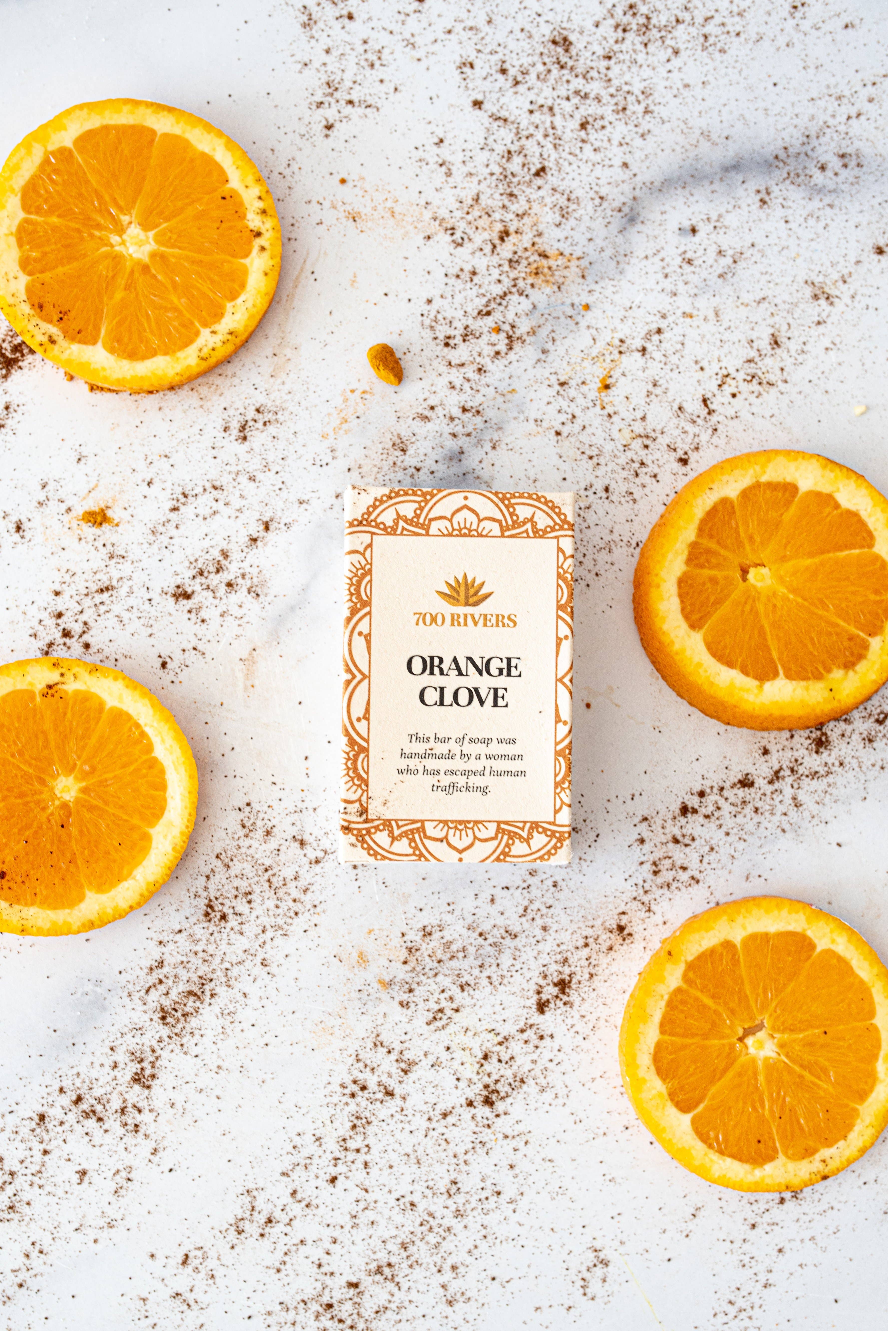 700 Rivers - Wholesale Bar Soap - Orange Clove Soap Bar | Holiday Gift | Stocking Stuffer3