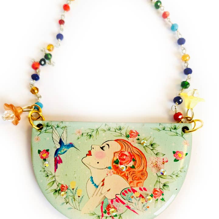 Rosie Rose Parker - Wholesale Pendant/charm necklace - statement summer necklaces unusual jewellery artistic gift1