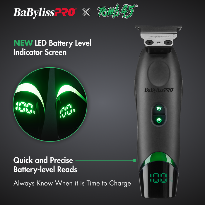 Salon Equipment Pros - Wholesale Electric Shaver - Men's - BaByliss PRO x Tomb45 Professional Wireless-Charging Trimmer5