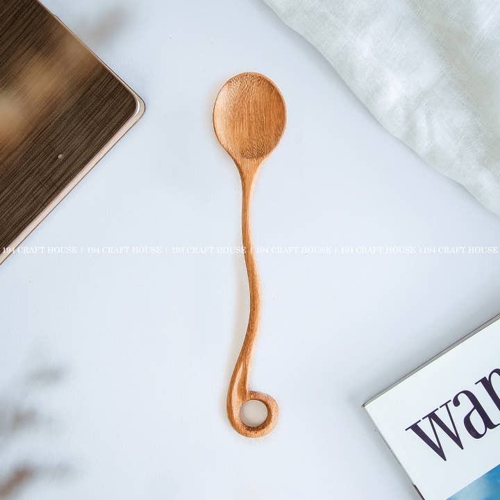 194 Craft House – wholesale Kökssked – Träsked med hålhandtag - Köksredskap6