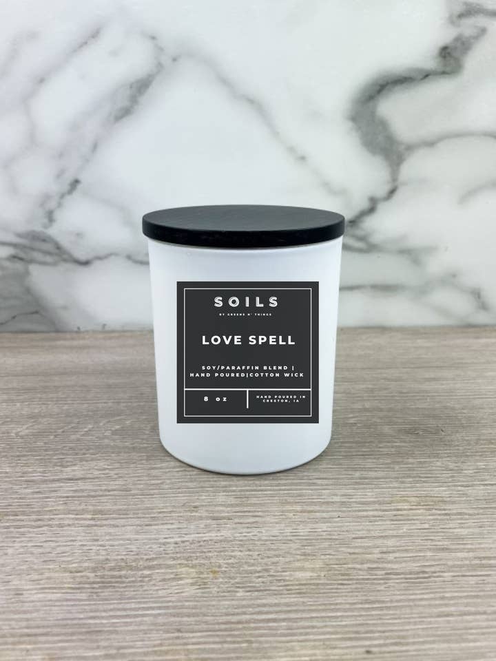 Love Spell Candle for wholesale by Greens N' Things LLC