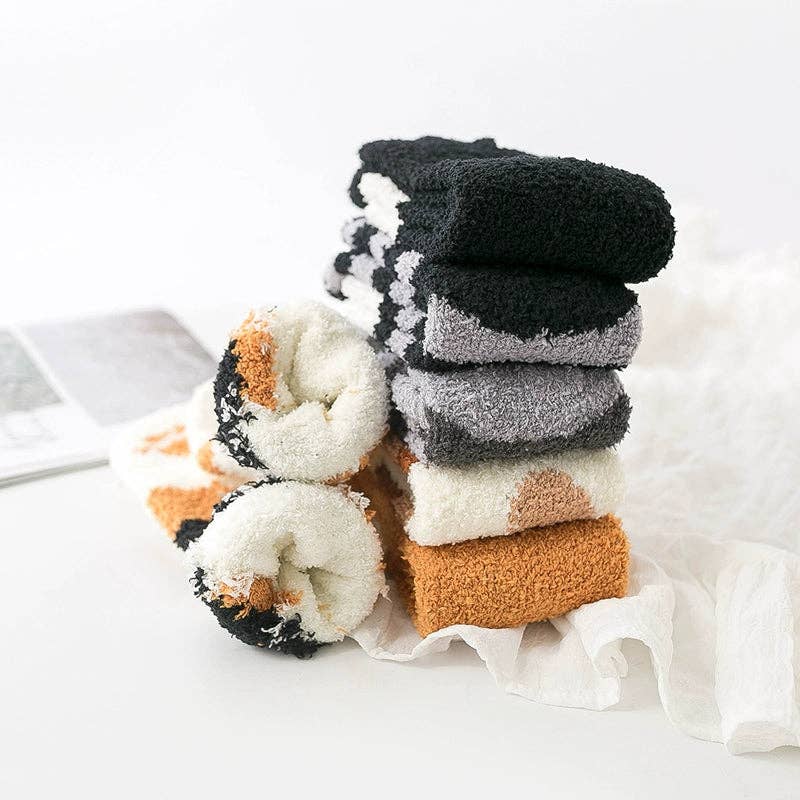 Gohobi （We cover U.S. import duties） – wholesale Socks – Women's – Gohobi Cat Paw Coral Fleece Socks7