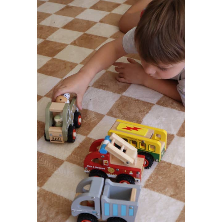 ToysLink - Wholesale Toy car/truck – Child - Wooden Zoo Truck Toy with Animal Figurines7