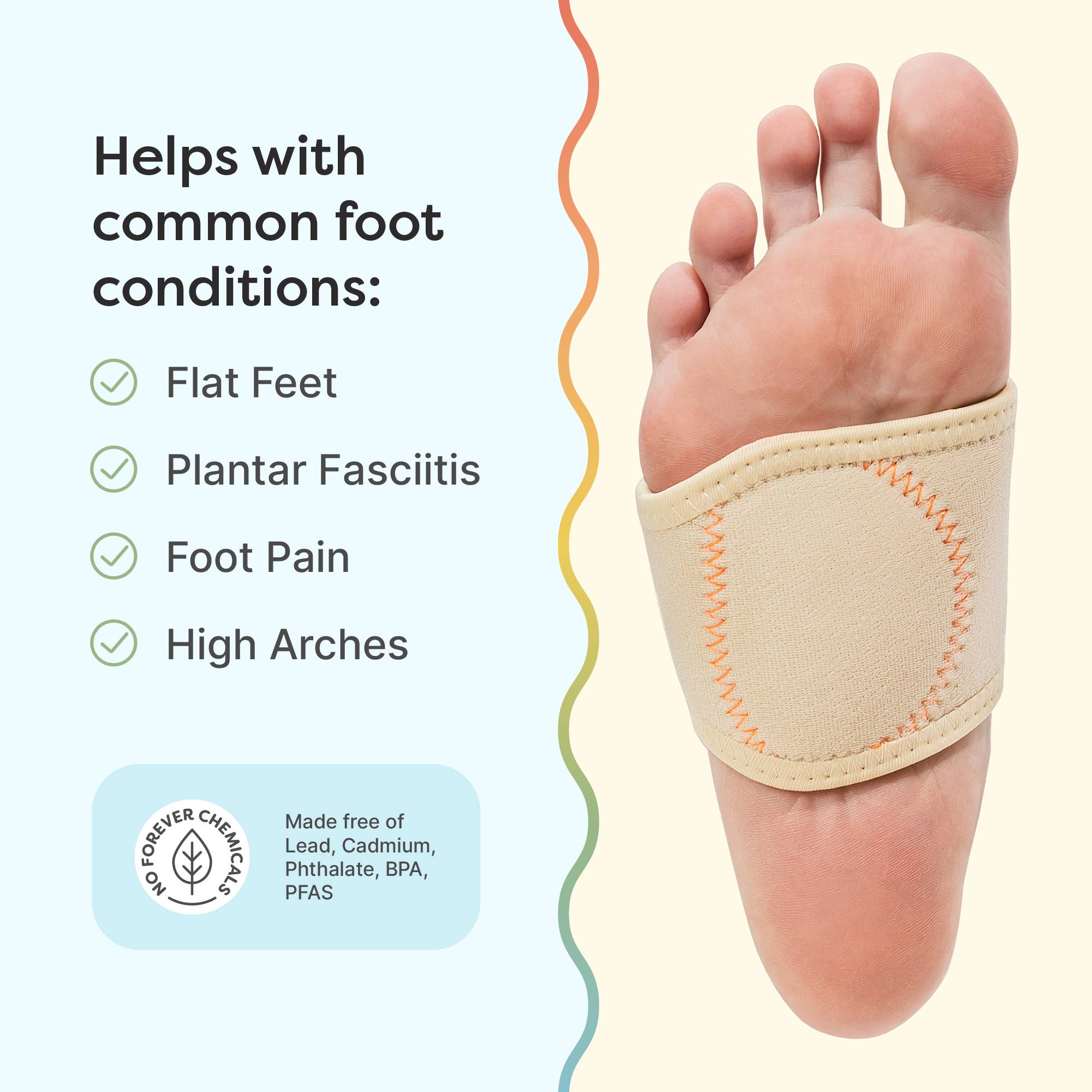 ZenToes - Vente Corsets - Bandes de soutien de la voûte plantaire ajustables6