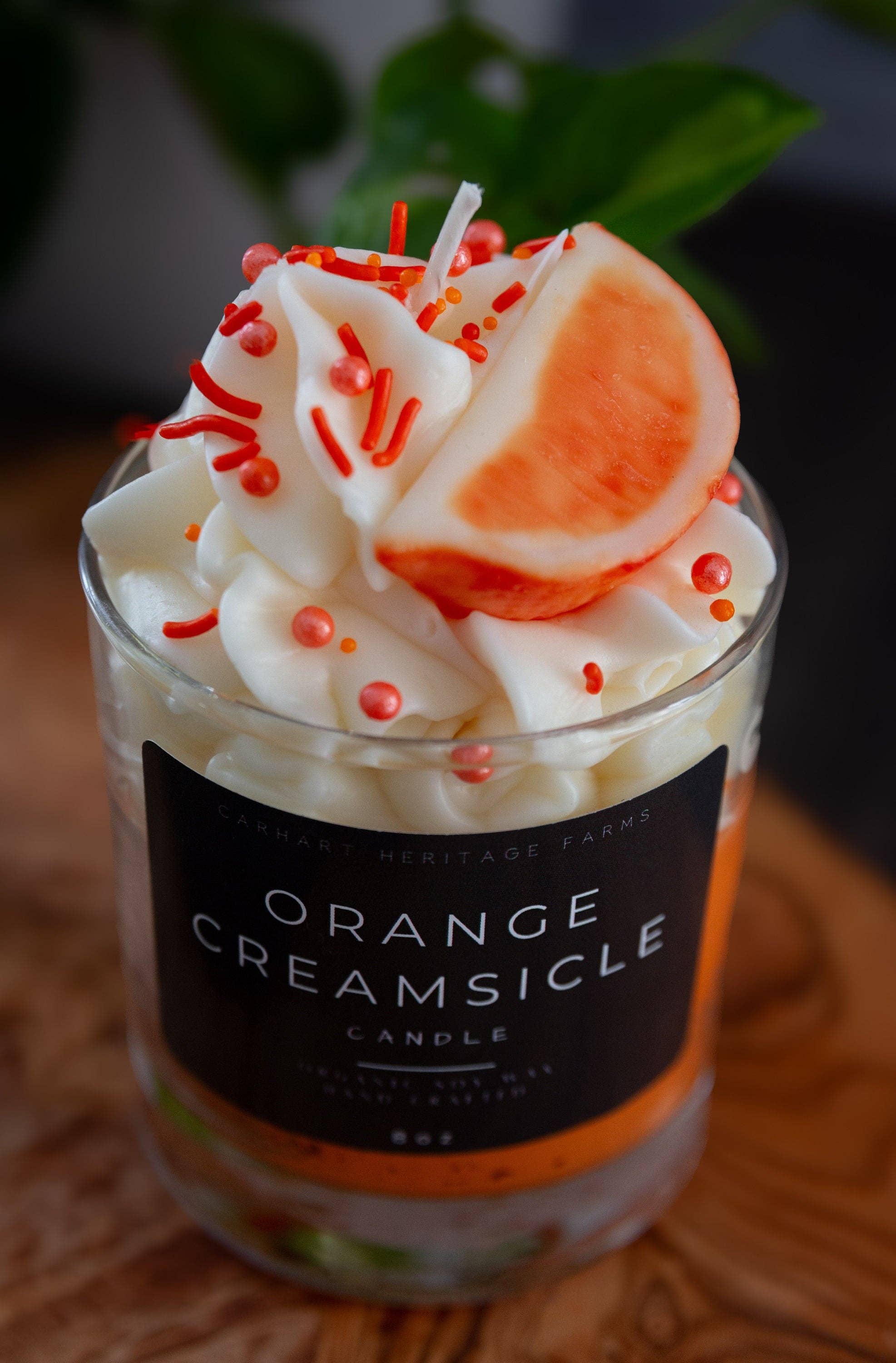 Carhart Heritage Farms – wholesale Novelty candle – Orange Creamsicle Candle2