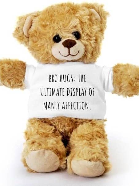 Brother Teddy Bear, The Ultimate Display of Manly affection for wholesale by CustomHappy