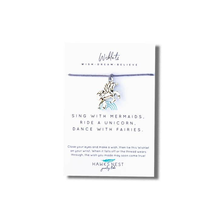 Wishlet Licorne pour la vente par Hawk's Nest Jewelry Studio