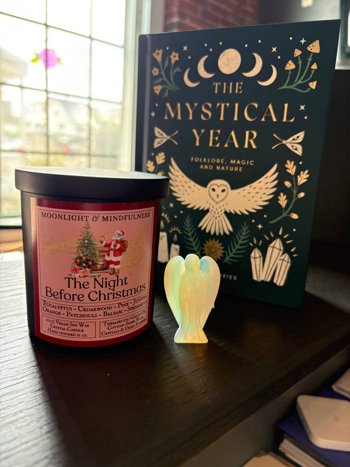 The Night Before Christmas 100% Soy Wax Candle for wholesale by Moonlight & Mindfulness