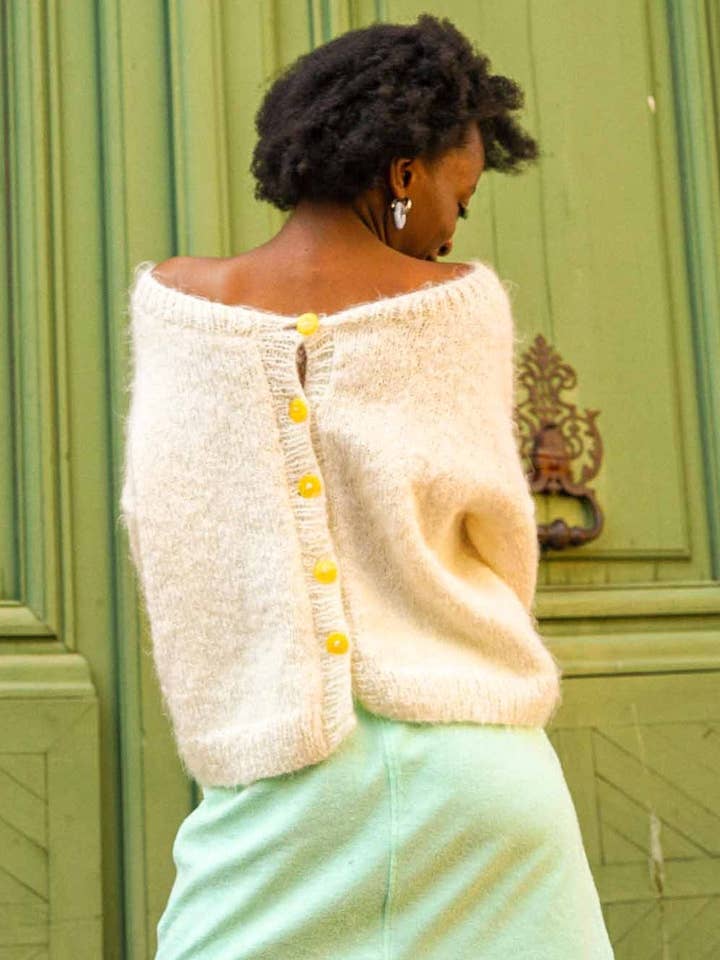 Jeanne reversible sweater for wholesale by Girard