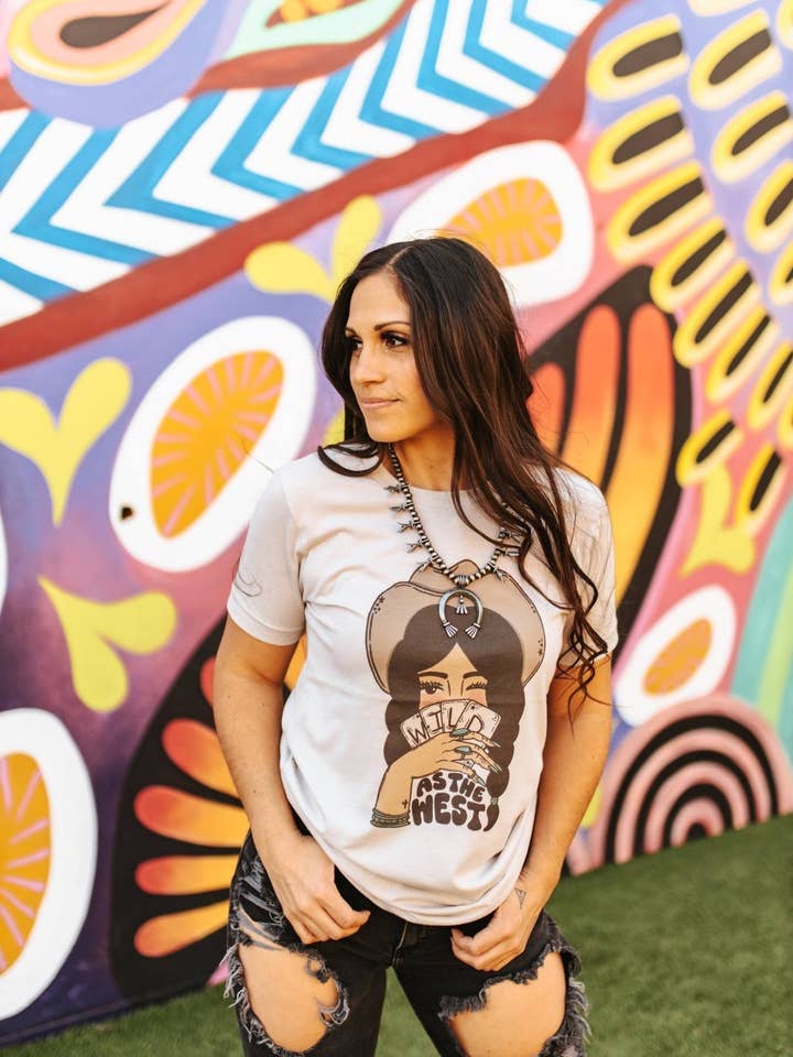 Wild As The West Graphic Tee for wholesale by Wild Junkie