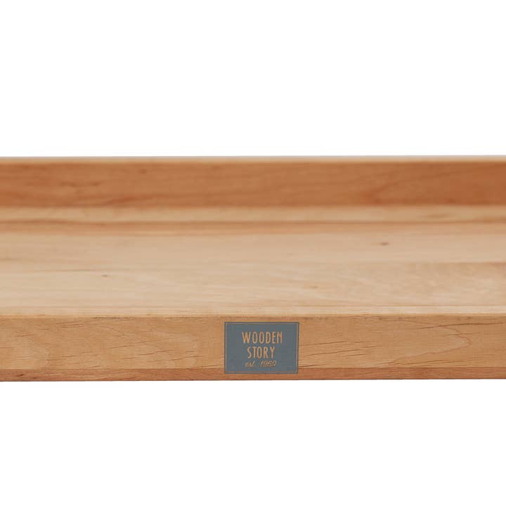 Wooden Story – wholesale Wood toy – Child – Large montessori tray (low box)