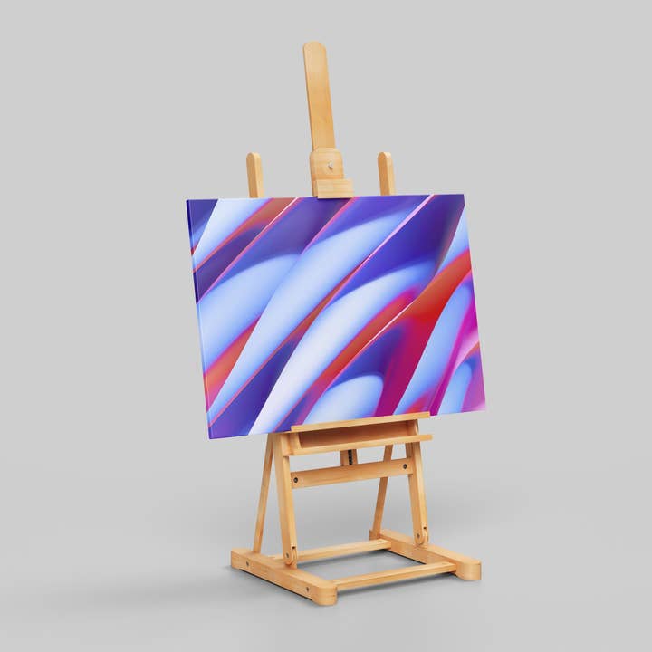 House Prints - Wholesale Art print - Vibrant Waves of Motion - Framed Canvas Wall Art Print4