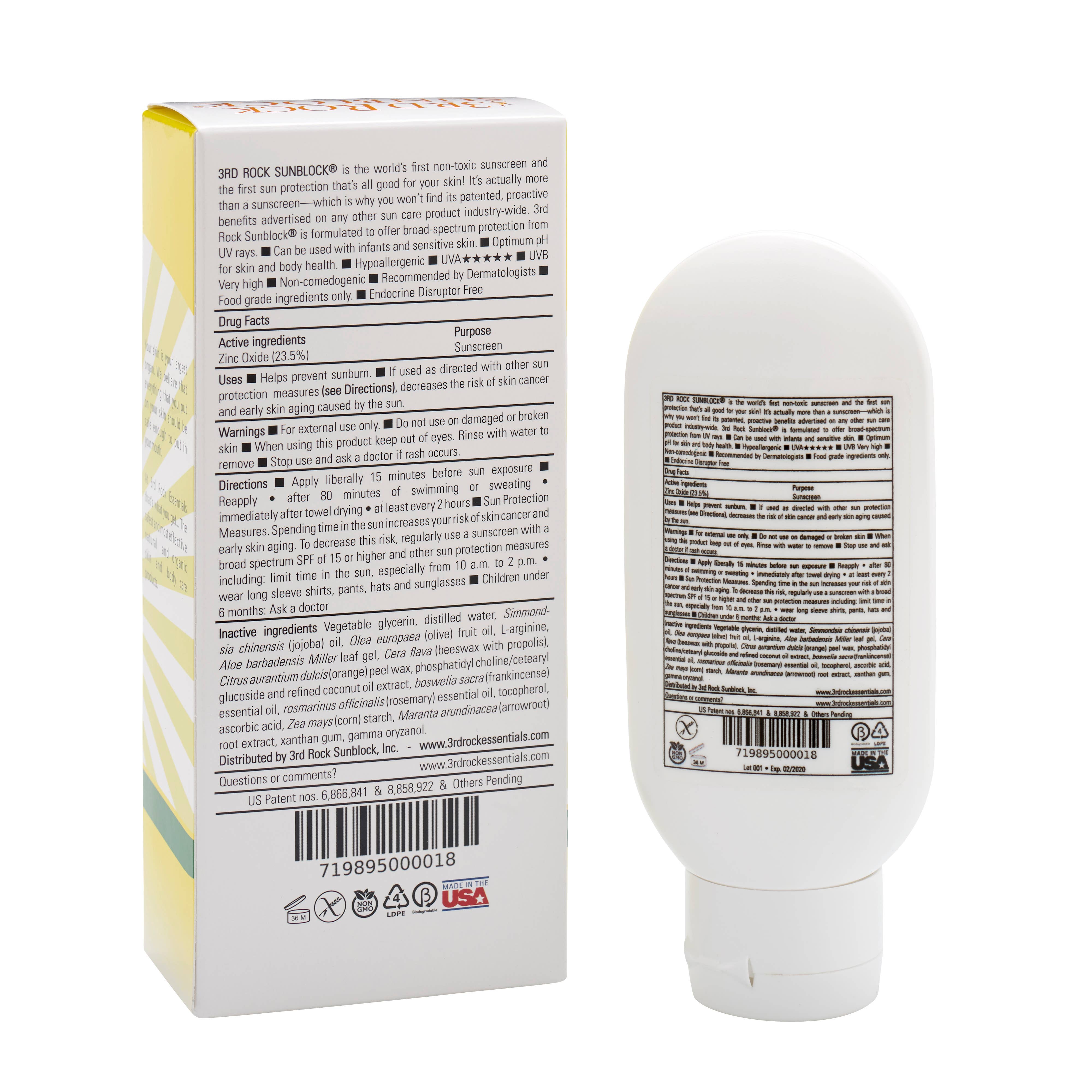 3rd Rock Essentials - Wholesale Sunscreen - 3rd Rock Sunblock SPF 35+ Sunscreen Lotion3