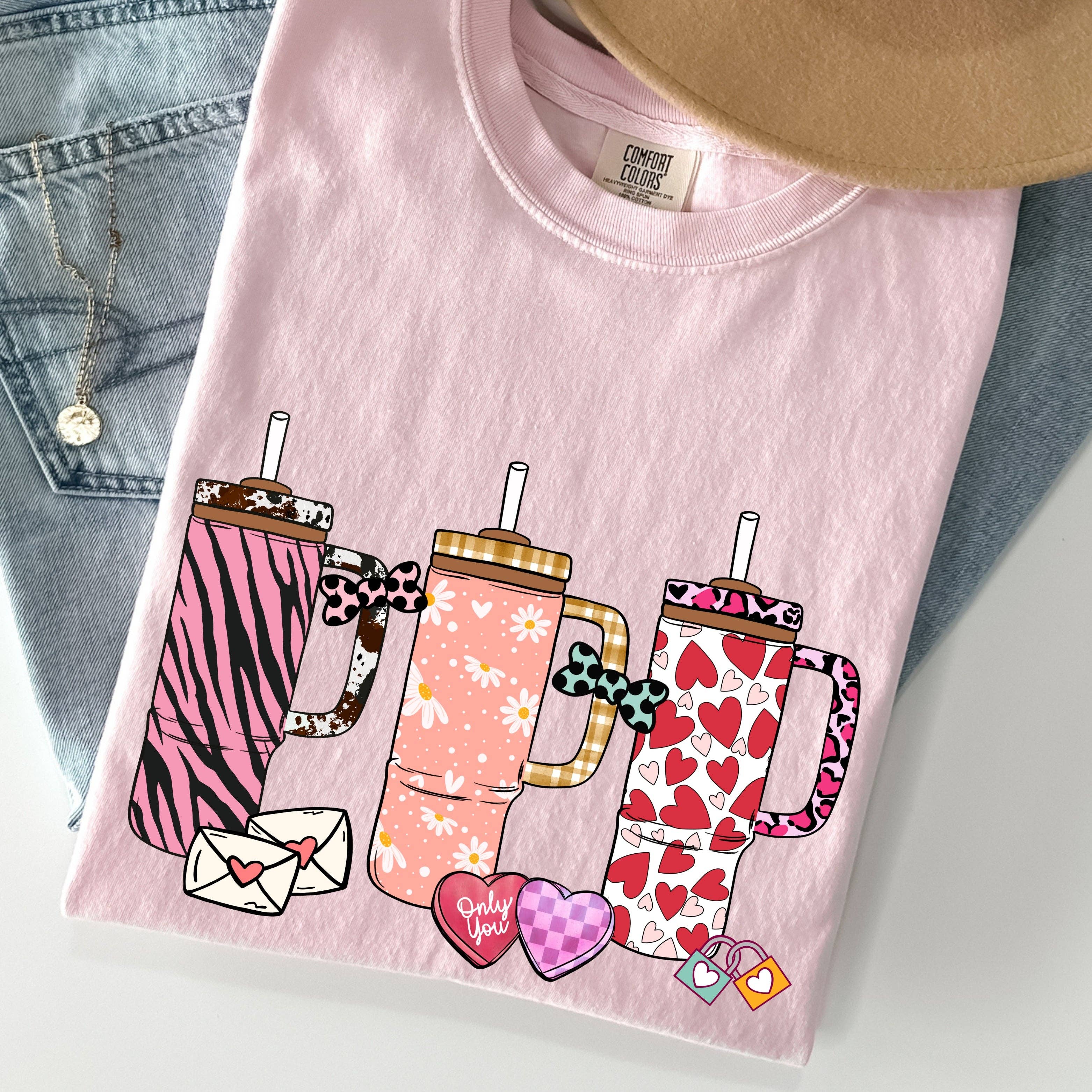 Trendy Tees Wholesale And Boutique - Wholesale T-Shirt (Graphic) - Women's - Valentine Tumblers0