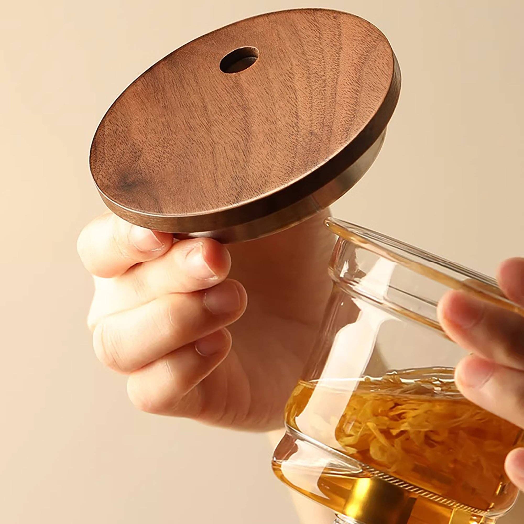 MinoCraft - Vendita all'ingrosso Teiere - Teiera in vetro con funzione di controllo del tempo di infusione7