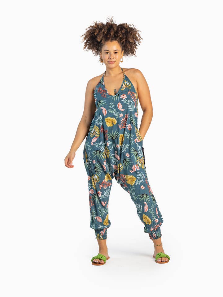 Flower Harem Jumpsuits By Buddha Pants for wholesale by Buddha Pants
