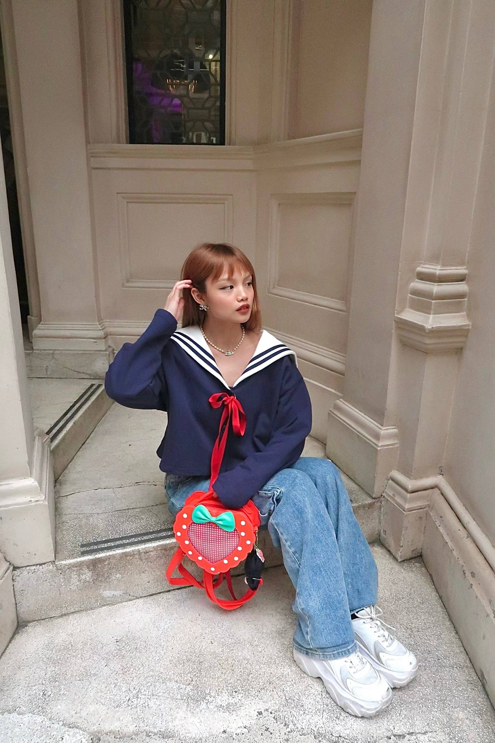 Borah Studio - Wholesale Crossbody Bag - Women's - Mini Strawberry Heart Ita Bag10